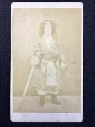 〈鶏卵手札写真〉市川団十郎