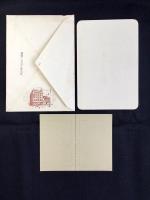 岐阜柳ケ瀬・丸物発行『呉服大廉売挨拶状・御喫茶券2枚』