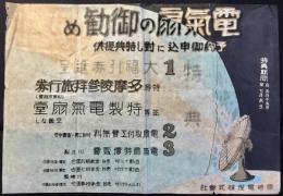 〈チラシ〉岡崎電燈発行『電気扇の御勧め』