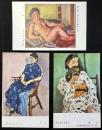 〈絵葉書〉安井曾太郎作3点一括