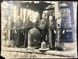 〈写真〉梵鐘供出時記念写真