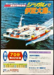 〈チラシ〉新型双胴高速船シーガルで伊豆大島へ