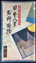 〈鳥瞰図〉日本八景名所図絵