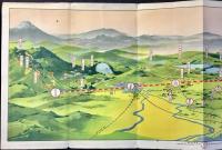 〈鳥瞰図〉武蔵中央電気鉄道沿線名所図