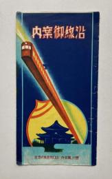 豊川稲荷、鳳来寺、蓬莱峡、天龍峡遊覧鳥瞰図　沿線御案内