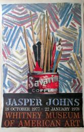 JASPER JOHNS 'Savarin'　WHITNEY MUSEUM OF AMERICAN ART　POSTER