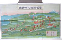 箱根附近名所絵図　鳥瞰図