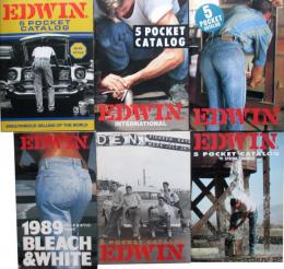EDWIN 5POCKET CATALOG、1989 BLEACH&WHITE　ジーンズカタログ