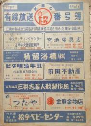 '69　古知野（愛知県丹羽郡江南市）　有線放送番号簿