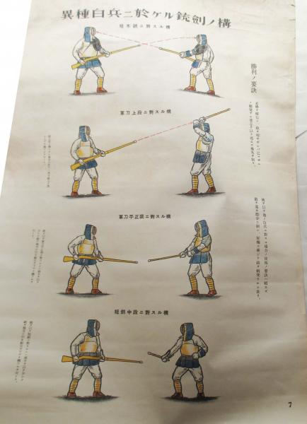 改訂増補 銃剣術指導掛図(陸軍戸山学校編 岡村夫二男画) / キヨ書店 改訂増補 銃剣術指導掛図(陸軍戸山学校編 岡村夫二男画) / キヨ書店