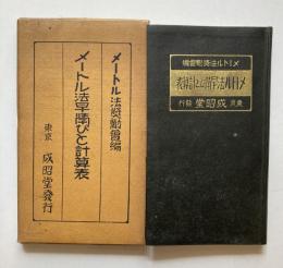 メートル法早学びと計算法