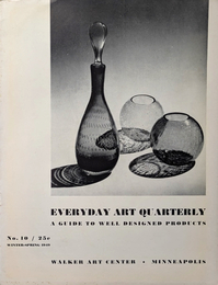 EVERYDAY ART QUARTERLY A GUIDE TO WELL DESIGNED PRODUCTS WINTER-SPRING 1949