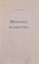 Agnes Martin : Writings