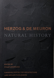 HERZOG & DE MEURON NATURAL HISTORY