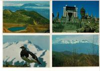 （昭和の絵葉書）「御嶽」絵葉書6枚とケース 「御嶽山絵図/公園案内図」付
エクタクロームE3＋電子製版