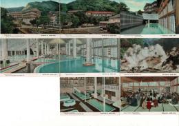 （レトロ絵葉書）登別温泉と第一瀧本館 絵葉書8枚タトウ付