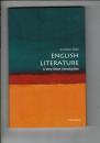 English Literature: A Very Short Introduction ペーパーバック – イラスト付き 英語版