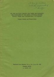 On the Natural Groups and Their Phylogenetic Relationships of the Genus Ypthima Hubner Mainly from Asia(Lepidoptera:Satyridae) ＜Sieboldia 4(4)別刷 pp。231-295＞