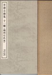 晋唐小楷集十一種 : 越州石氏本