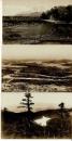 雌阿寒岳・狩勝峠（鉄道省）・阿寒湖  レトロ・ブロマイド絵葉書3枚