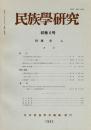 民族學研究　46巻4号 特集 老人
ニホンザル 韓国 台湾の海岸アミ