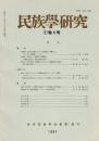 民族學研究　51巻4号
福岡県・大分県農村における氏神祭祀・葬制上の「左（手）」の優越
沖縄の「門中化」と知識の不均衡
スリランカの悪霊ガーラについて
「記紀」成立期における「鬼」
書評：『非常民の民族文化』『アフリカ文化の研究』
ほか