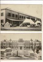 （レトロ絵葉書）「日本赤十字社救護材料庫」「日本赤十字社本部事務所」