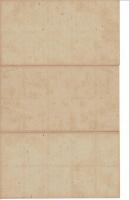 愛国百人一首 読み札・取り札 切断前台紙 各5首X20枚＝100首揃