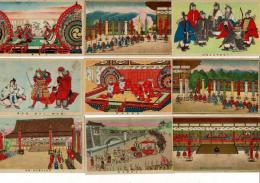 （レトロ絵葉書）御大礼記念と思われる絵葉書18枚まとめて