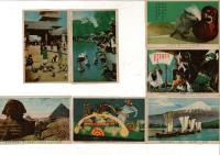 幼年倶楽部の付録と思われる旧絵葉書大のカード8枚