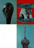 （レトロ絵葉書）世界民族美術展 7枚と袋2枚（A)（F)