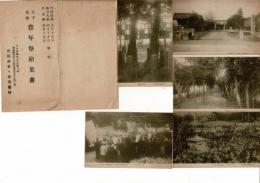 天下奇祭 豊年祭絵葉書 絵葉書5枚 タトウ付 愛知県犬山町松岡写真館調製