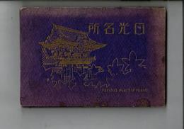 日光名所 Famous PLace of Nikko 絵葉書アルバム 戦前絵葉書14枚アルバム1冊