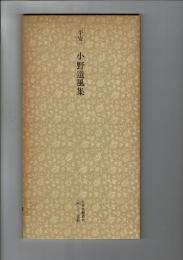 日本名跡叢刊 98（平安 小野道風集 : 智証大師諡号勅書・屏風土代・玉泉帖）