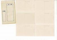 (レトロ絵葉書) 香嵐渓 絵葉書8枚と封筒