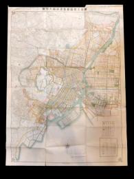 東京土地区画整理詳細大地図　内務省復興局
