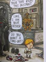 DARTH VADER and son　30 POSTCARDS