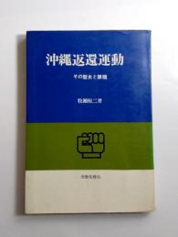 沖縄返還運動　その歴史と課題