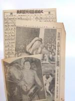 大相撲夏場所　相撲縦横座談會　昭和13年　サンデー毎日臨時増刊