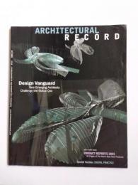 Architectural Record Magazine December 2001　Design Vanguard