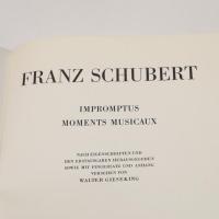 SCHUBERT Impromptus Moments musicaux（シューベルト　即興曲と楽興の時）