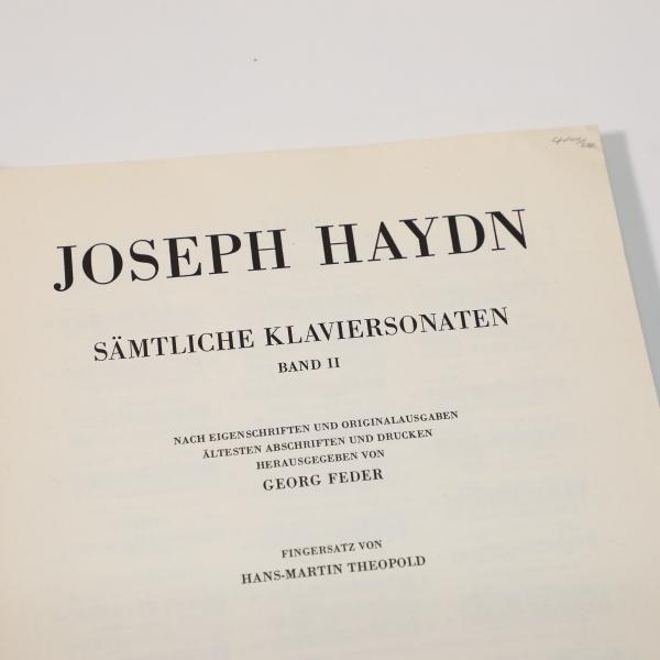 HAYDON Sämtliche Klaviersonaten BANDⅡ（ハイドン ピアノソナタ全集