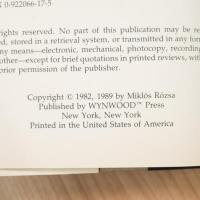 Double Life: The Autobiography of Miklos Rozsa