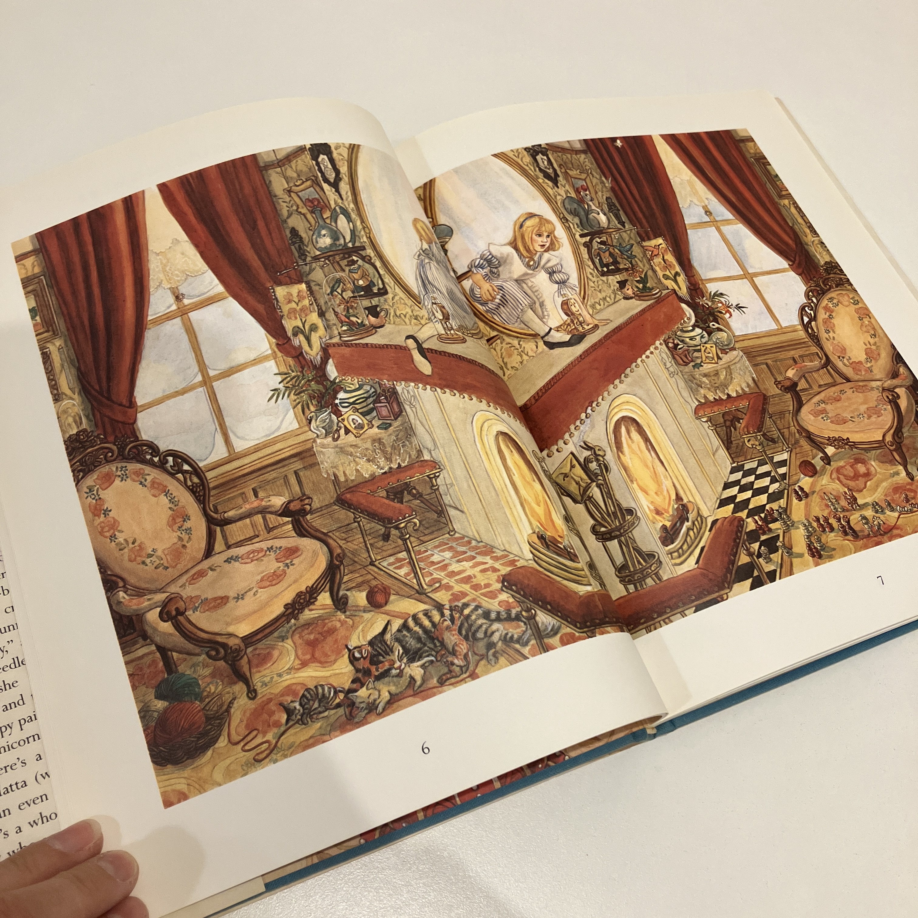 鏡の国のアリス洋書絵本「「HROUGH THE LOOKING-GLASS」(S.MICHELLE