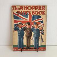 古いイギリス製の塗り絵帖「The WHOPPER PAINT BOOK」