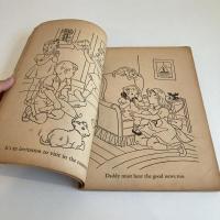 古いアメリカ製の塗り絵帖「HAPPY HOUR PAINT BOOK」未使用品