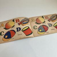 古いイギリス製の塗り絵帖「ABC PAINTING BOOK」