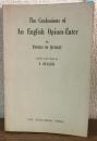 the confessions of an english opium-eater