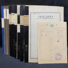 日本郵船 船員の肉筆日記8冊/作業日誌1冊(昭和34~46年)