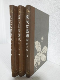 訂正第二版 現代文学読本 (上中下巻 全3冊セット)